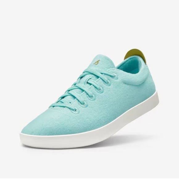 NEW! Allbirds Wool Pipers Buoyant Mint Blizzard 8 Sneakers Run Walk Gym Travel - Picture 1 of 8